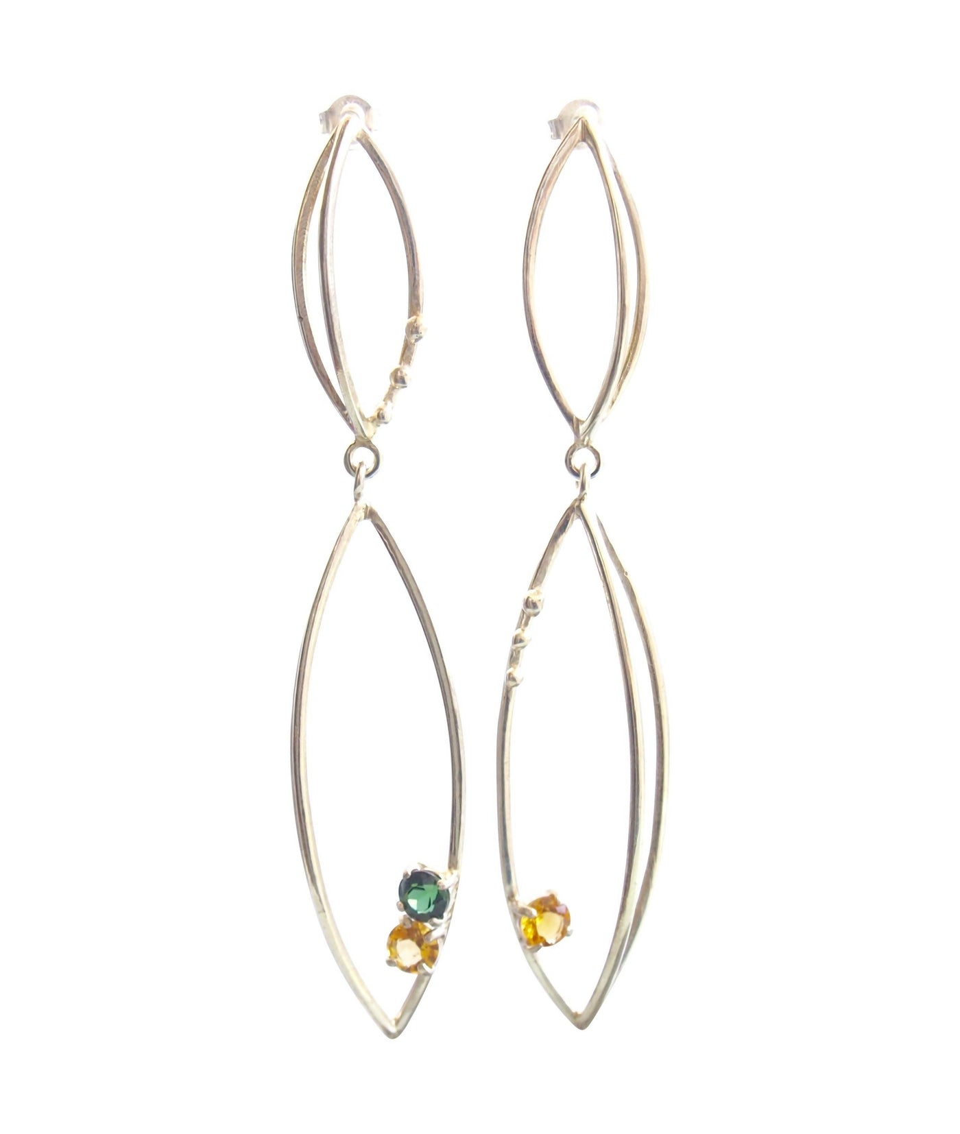 3d earrings with gemstones - Image 3